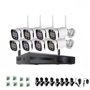 پکیج دوربین مداربسته بیسیم 8 کانال 5 مگاپیکسل