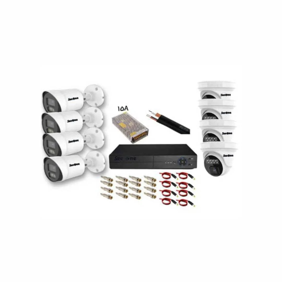 پکیج آماده نصب دوربین مداربسته سی وان مدل SYS-SO-P0928P⁰(سه سال گارانتی طلایی ده سال خدمات پس از فروش)