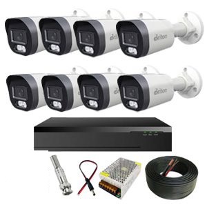 پکیج 8 عددی دوربین مداربسته برایتون مدل UVC222B49M2-C