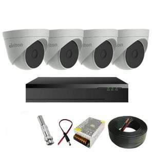 پکیج 4 عددی دوربین مداربسته برایتون مدل UVC222T43P2-MC
