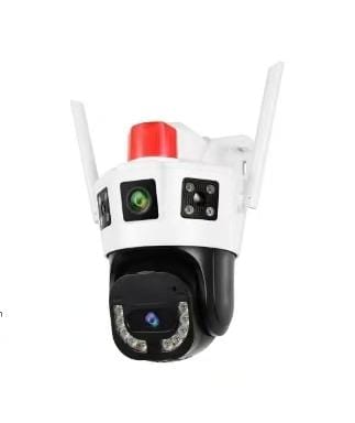 دوربین مداربسته سیمکارتی مدل SD5-4G(سفید) بدون محدودیت در اپراتور با سرعت بالا ( اپلیکیشن O-KAM PRO )سرور داخلی