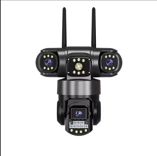 دوربین سیمکارتی سه لنز واقعی قابل تنظیم چرخشی 12MP مدل SZ3 بدون محدودیت در اپراتور با سرعت بالا O-KAM PRO سرور داخلی