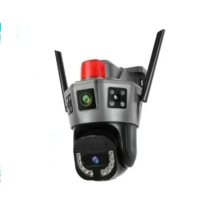 دوربین مداربسته سیمکارتی مدل SD5-4G(مشکی) بدون محدودیت در اپراتور با سرعت بالا ( اپلیکیشن O-KAM PRO )سرور داخلی