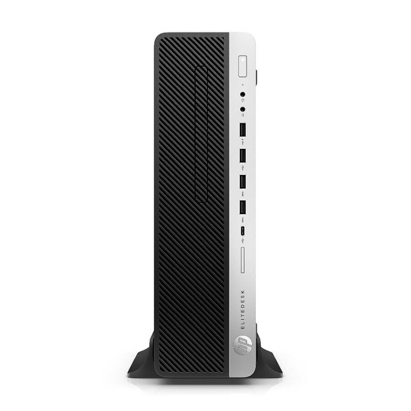 خرید کیس استوک HP Elitedesk 800 G4 سایز مینی - پردازنده i5 نسل هشت - 6 هسته - 6 رشته - کش 9MB - رم 8GB - هارد 256GB SSD M.2 - دارای پورت USB 3.0 ، Display ، USB-C - فاقد درایو داخلی