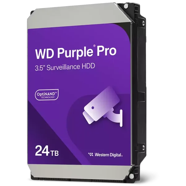 هارد اینترنال وسترن دیجیتال مدل Purple Pro ظرفیت 24 ترابایت