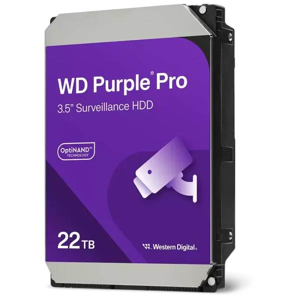هارد اینترنال وسترن دیجیتال مدل Purple Pro ظرفیت 22 ترابایت
