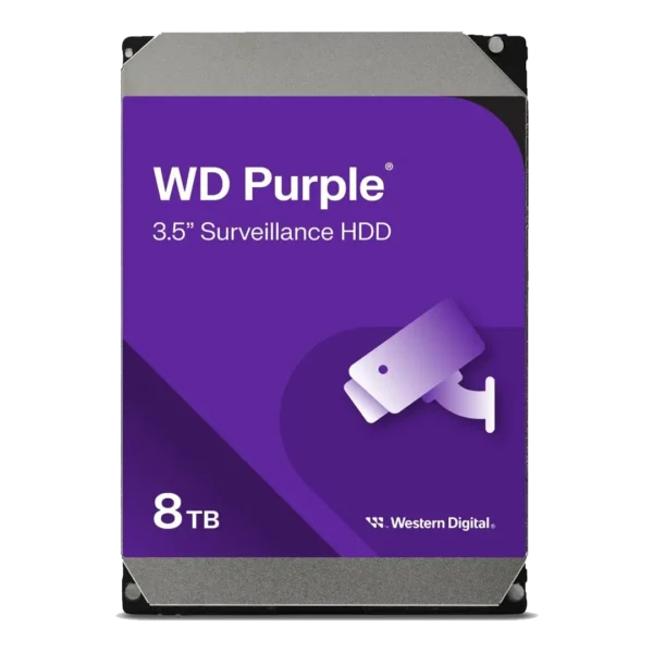 هارد اینترنال وسترن دیجیتال مدل Purple ظرفیت 8 ترابایت