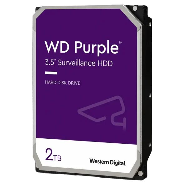 هارد اینترنال وسترن دیجیتال مدل Purple ظرفیت 2 ترابایت