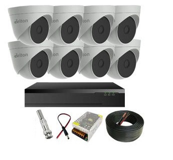 پکیج 8 عددی دوربین مداربسته برایتون مدل UVC232T43P2-M