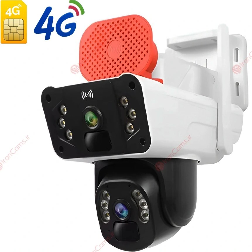 دوربین خورشیدی دو لنز سیم کارتی 6 مگاپیکسل TP33 OCAMPRO سرور داخلی
